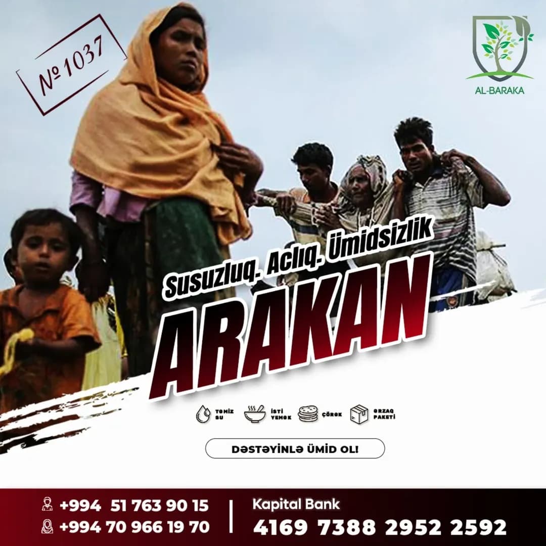 Arakan - təcili yardım çağırışı