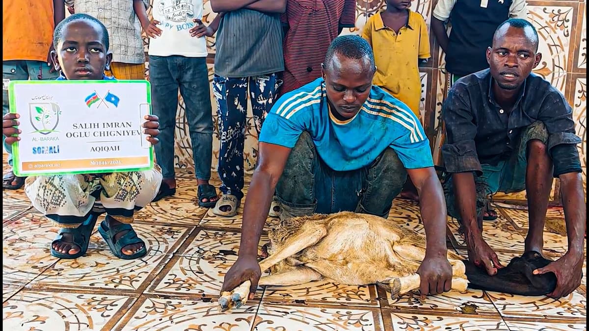 Əqiq Qurbanı : Somalidə qəlbdən edilən səmimi dualar və şükür dolu anlar №1046